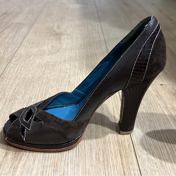 Marc Jacobs platform peep toe heels - Picture 10 of 16